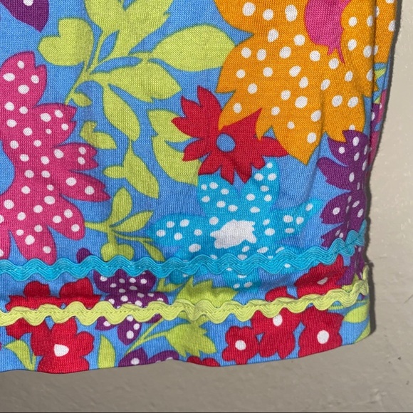 Hanna Andersson Polka Dot Floral Play Dress 8 - Picture 5 of 8